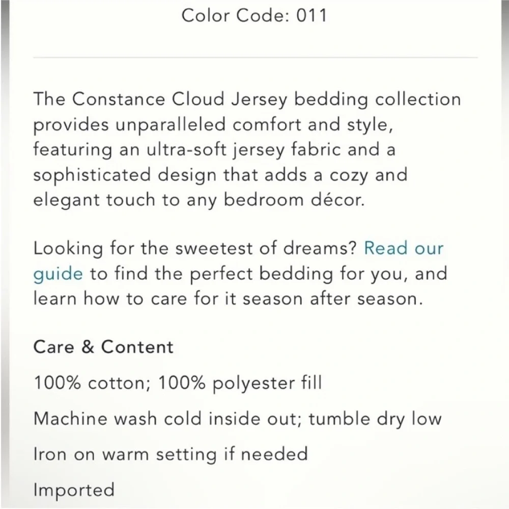 Anthropologie Constance Cotton Jersey Cloud Quilt Size King NWT